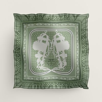 HERMES スカーフ Brides de Gala Bandana a Pois scarf 70 直営 Brides de Gala Bandana a Pois scarf 70 | Hermès USA